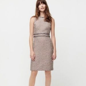 J. Crew Sheath Dress in Twinkle Tweed